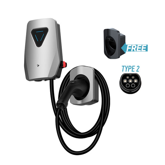 Type 2 EV Charger 32A 7KW 1 Phase EU Standard 5 Meter